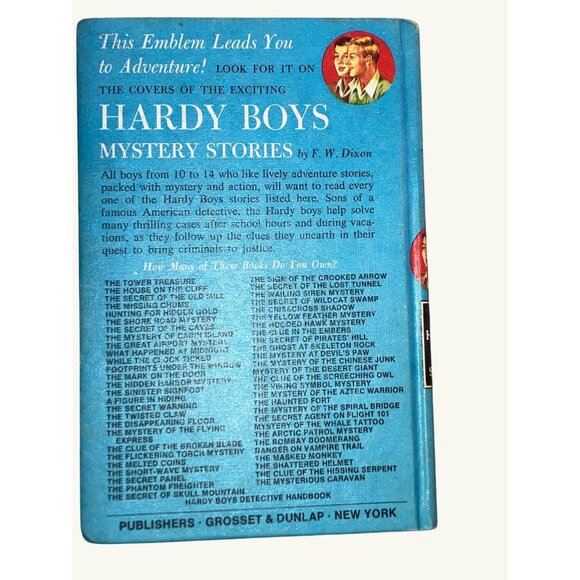 The Hardy Boys Series: The Secret Of The Lost Tunnel Number 29 Vintage - Picture 12 of 16